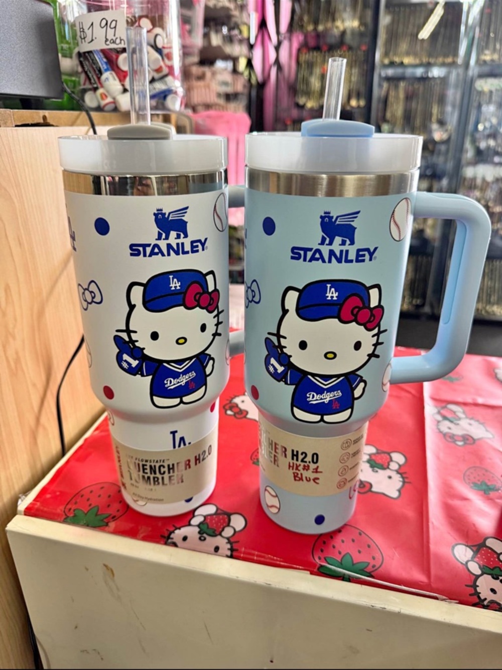 Stanley Hello Kitty Dodgers Blue and White
